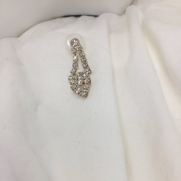 Vintage Crystal/Rhinestone Earrings & Necklace Set - Gorgeous! - Picture 5 of 8